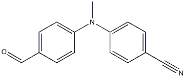 4-[(4-Formylphenyl)(Methyl)Amino]Benzonitrile 化学構造式