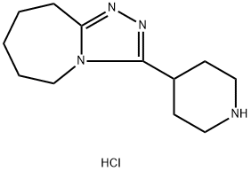 1282479-60-0 3-piperidin-4-yl-6,7,8,9-tetrahydro-5H-[1,2,4]triazolo[4,3-a]azepine:hydrochloride