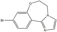 9-溴-5,6-二氢苯并[F]咪唑并[1,2-D] [1,4]氧氮杂, 1282516-67-9, 结构式