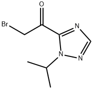 2-BROMO-1-(1-ISOPROPYL-1H-1,2,4-TRIAZOL-5-YL)ETHANONE Structure