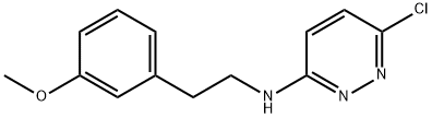 6-chloro-N-[2-(3-methoxyphenyl)ethyl]pyridazin-3-amine Structure