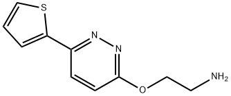 (2-{[6-(2-thienyl)pyridazin-3-yl]oxy}ethyl)amine Structure