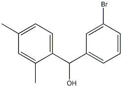 (3-bromophenyl)-(2,4-dimethylphenyl)methanol Structure