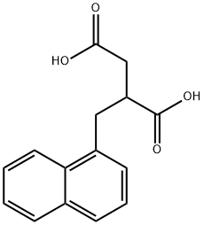 2-(naphthalen-1-ylmethyl)succinic acid Struktur