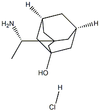 (1s,3r,5R,7S)-3-(1-aminoethyl)adamantan-1-ol hydrochloride 结构式