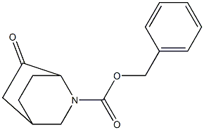 2-Azabicyclo[2.2.2]octane-2-carboxylic acid, 6-oxo-, phenylmethyl ester Structure