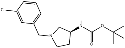 (S)-tert-Butyl 1-(3-chlorobenzyl)pyrrolidin-3-ylcarbamate