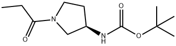 (R)-tert-Butyl 1-propionylpyrrolidin-3-ylcarbamate|1286208-90-9