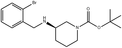 (R)-tert-Butyl 3-(2-bromobenzylamino)piperidine-1-carboxylate