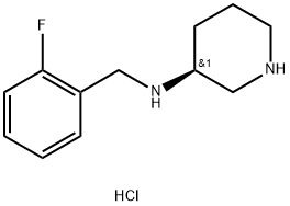 (S)-N-[(2-Fluorophenyl)methyl]piperidin-3-amine dihydrochloride|1286209-37-7