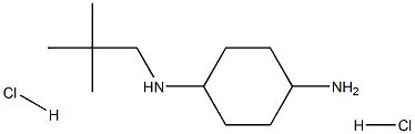 (1R*,4R*)-N1-Neopentylcyclohexane-1,4-diamine dihydrochloride Struktur