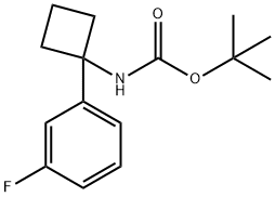 tert-Butyl N-[1-(3-fluorophenyl)cyclobutyl]carbamate|叔丁基(1-(3-氟苯基)环丁基)氨基甲酸酯