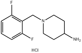 1-(2,6-Difluorobenzyl)piperidin-4-aminedihydrochloride Structure
