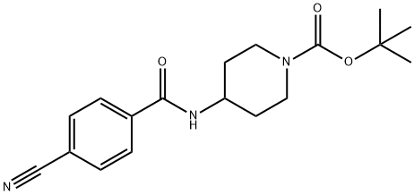 tert-Butyl 4-(4-cyanobenzoylamino)piperidine-1-carboxylate|1286275-34-0