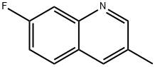 7-FLUORO-3-METHYLQUINOLINE 化学構造式