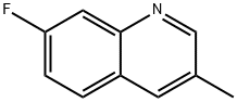 7-FLUORO-3-METHYLQUINOLINE Structure