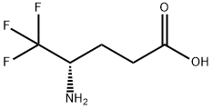 (S)-4-AMINO-5,5,5-TRIFLUOROPENTANOIC ACID Structure