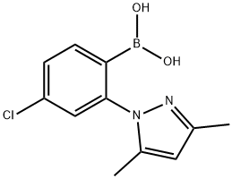 1287753-38-1 (4-氯-2-(3,5-二甲基-1H-吡唑-1-基)苯基)硼酸