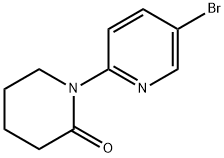 1-(5-溴吡啶-2-基)哌啶-2-酮 结构式