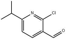 2-Chloro-6-isopropylnicotinaldehyde Struktur