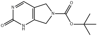 2-氧代-1,2,5,7-四氢-6H-吡咯并[3,4-D]嘧啶-6-羧酸叔丁酯, 1289200-85-6, 结构式