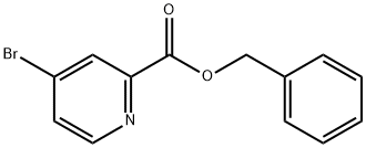 benzyl 4-bromopicolinate 化学構造式