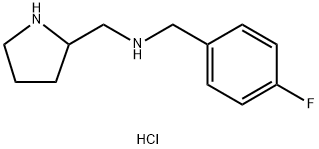 N-(4-FLUOROBENZYL)-1-(PYRROLIDIN-2-YL)METHANAMINE HYDROCHLORIDE|