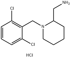 (1-(2,6-DICHLOROBENZYL)PIPERIDIN-2-YL)METHANAMINE HYDROCHLORIDE Struktur