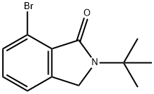 7-Bromo-2-(tert-butyl)isoindolin-1-one Structure