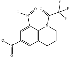 6,8-dinitro-N-trifluoroacetyl-1,2,3,4-tetrahydroquinoline Structure