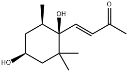 3-Buten-2-one,4-[(1S,4S,6R)-1,4-dihydroxy-2,2,6-trimethylcyclohexyl]-, (3E)- Structure