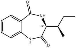 (3R)-3-[(2S)-butan-2-yl]-2,3,4,5-tetrahydro-1H-1,4-benzodiazepine-2,5-dione 化学構造式