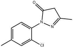 1-(2-chloro-4-methylphenyl)-3-methyl-1H-pyrazol-5(4H)-one Structure