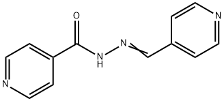 4-Pyridinecarboxylicacid, 2-(4-pyridinylmethylene)hydrazide Structure