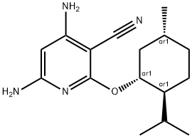 1303890-74-5 4,6-Diamino-(R)-2-((S)-2-isopropyl-(R)-5-methyl-cyclohexyloxy)-nicotinonitrile
