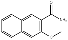 3-methoxynaphthalene-2-carboxamide Struktur