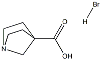 1-Azabicyclo[2.2.1]heptane-4-carboxylic acid hydrobromide Structure
