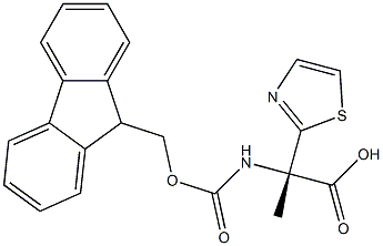FMOC-L-2-噻唑基丙氨酸,1306728-64-2,结构式