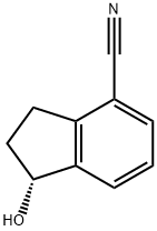 (1R)-1-HYDROXY-2,3-DIHYDRO-1H-INDENE-4-CARBONITRILE, 1306763-24-5, 结构式
