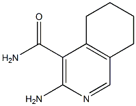 4-Isoquinolinecarboxamide,3-amino-5,6,7,8-tetrahydro- Struktur