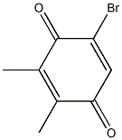 5-溴-2,3-二甲基环己-2,5-二烯-1,4-二酮 结构式