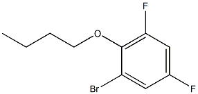 1-溴-2-丁氧基-3,5-二氟苯,1309932-84-0,结构式