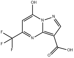 7-Hydroxy-5-trifluoromethyl-pyrazolo[1,5-a]pyrimidine-3-carboxylic acid Structure