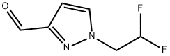 1-(2,2-difluoroethyl)pyrazole-3-carbaldehyde Structure