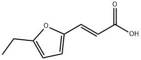 (E)-3-(5-ethyl-2-furyl)prop-2-enoic acid 结构式