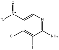 4-chloro-3-iodo-5-nitropyridin-2-amine Structure