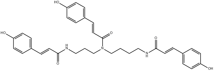 tricoumaroyl spermidine 结构式