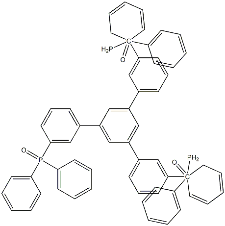 1,3,5-Tri(diphenylphosphoryl-phen-3-yl) benzene Structure