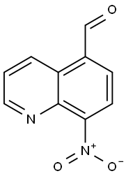 8-硝基喹啉-5-甲醛,1312139-17-5,结构式