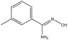 N'-hydroxy-3-methylbenzenecarboximidamide 结构式